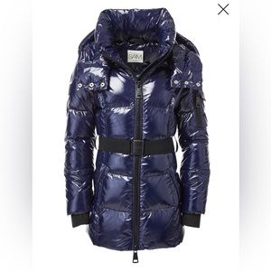 SAM SOHO coat girls size 8 color navy blue